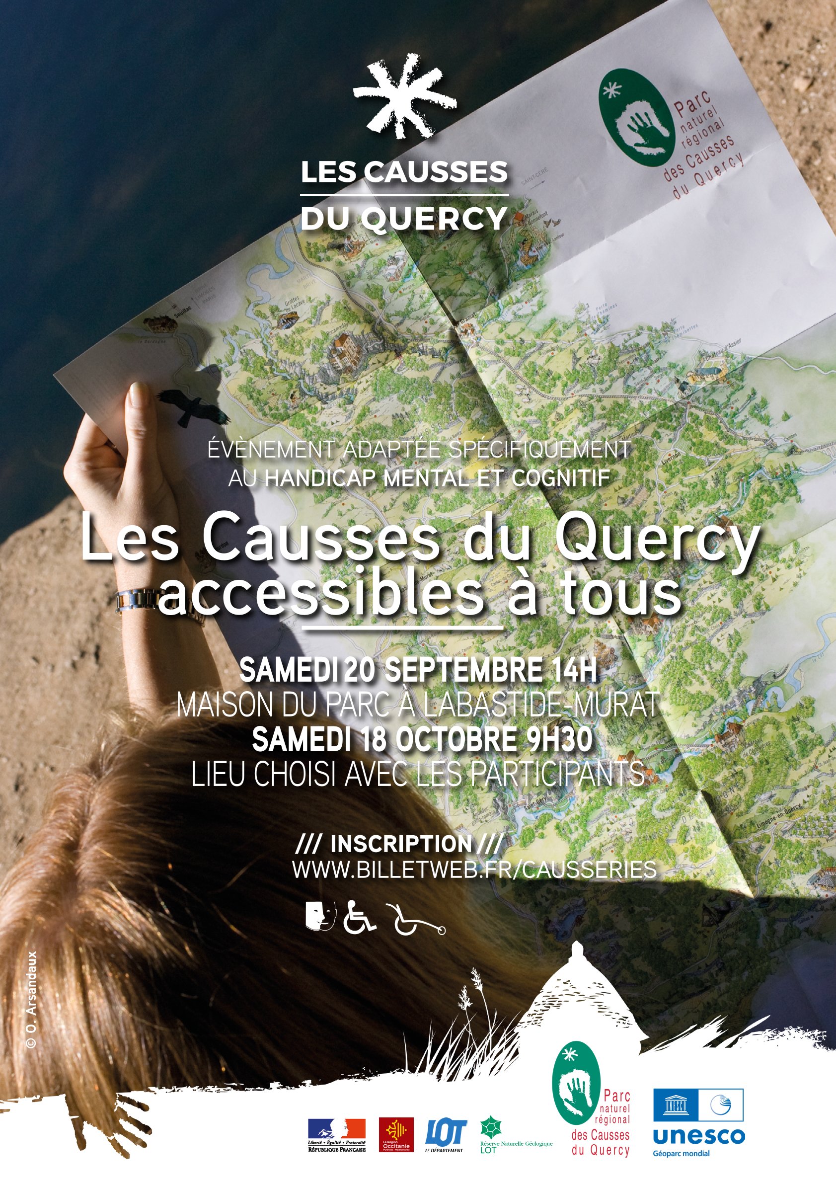 Les Causses du Quercy accessibles à tous : Adaptés spécifiquement au handicap mental et cognitif