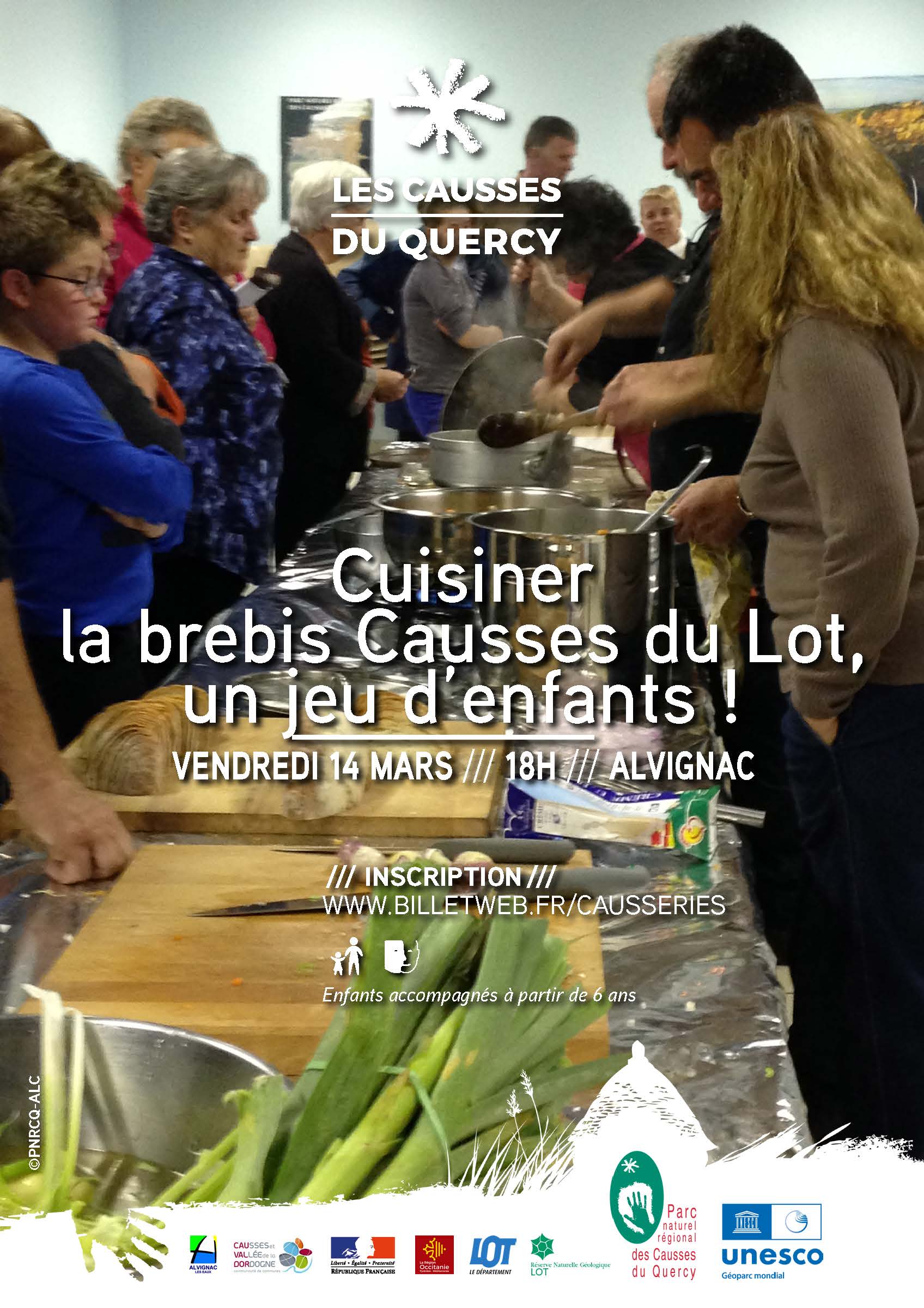 Cuisiner la brebis Causses du lot,
un jeu d'enfants !