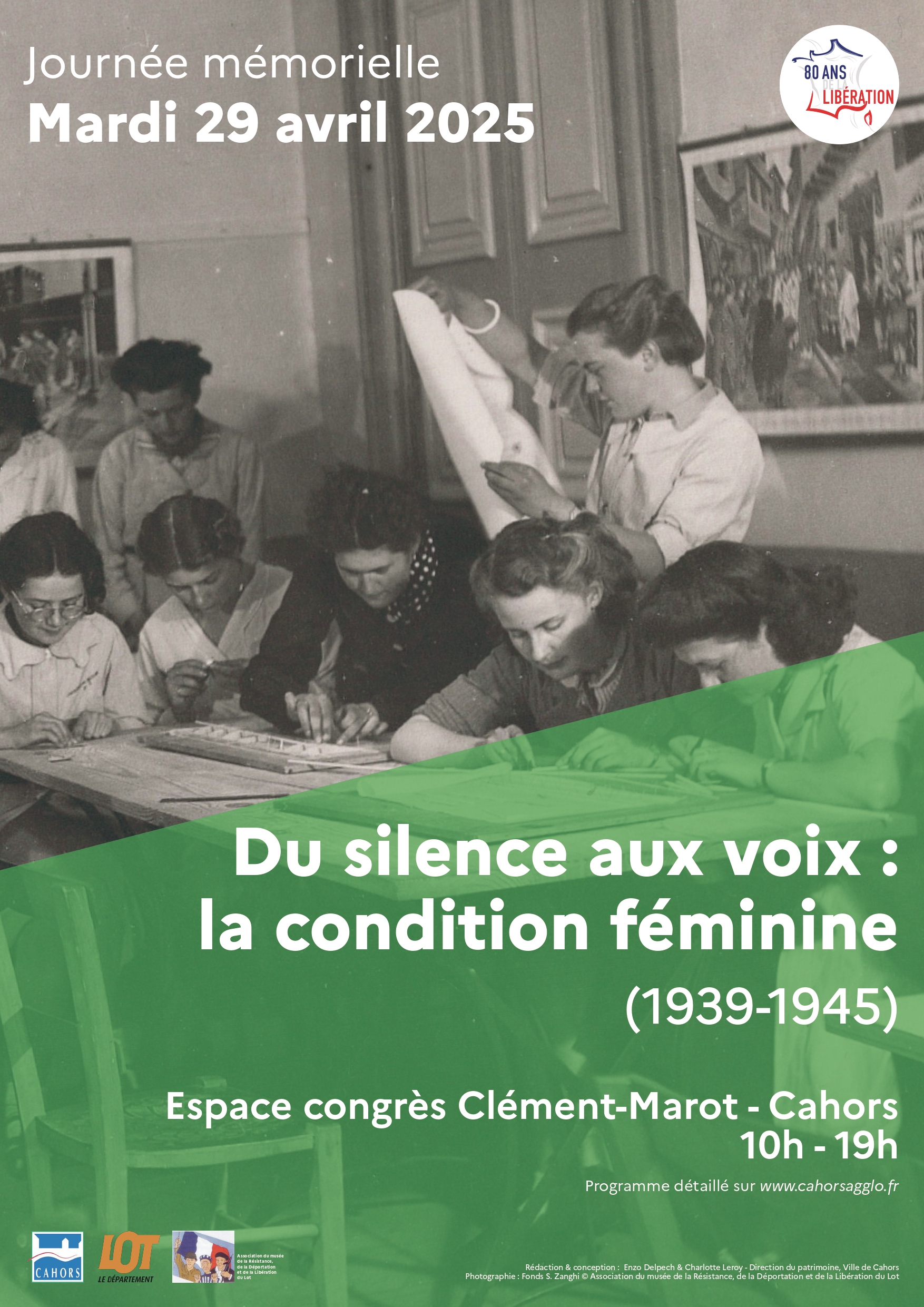 Journée mémorielle - Du silence aux voix : la condition féminine (1939-1945)