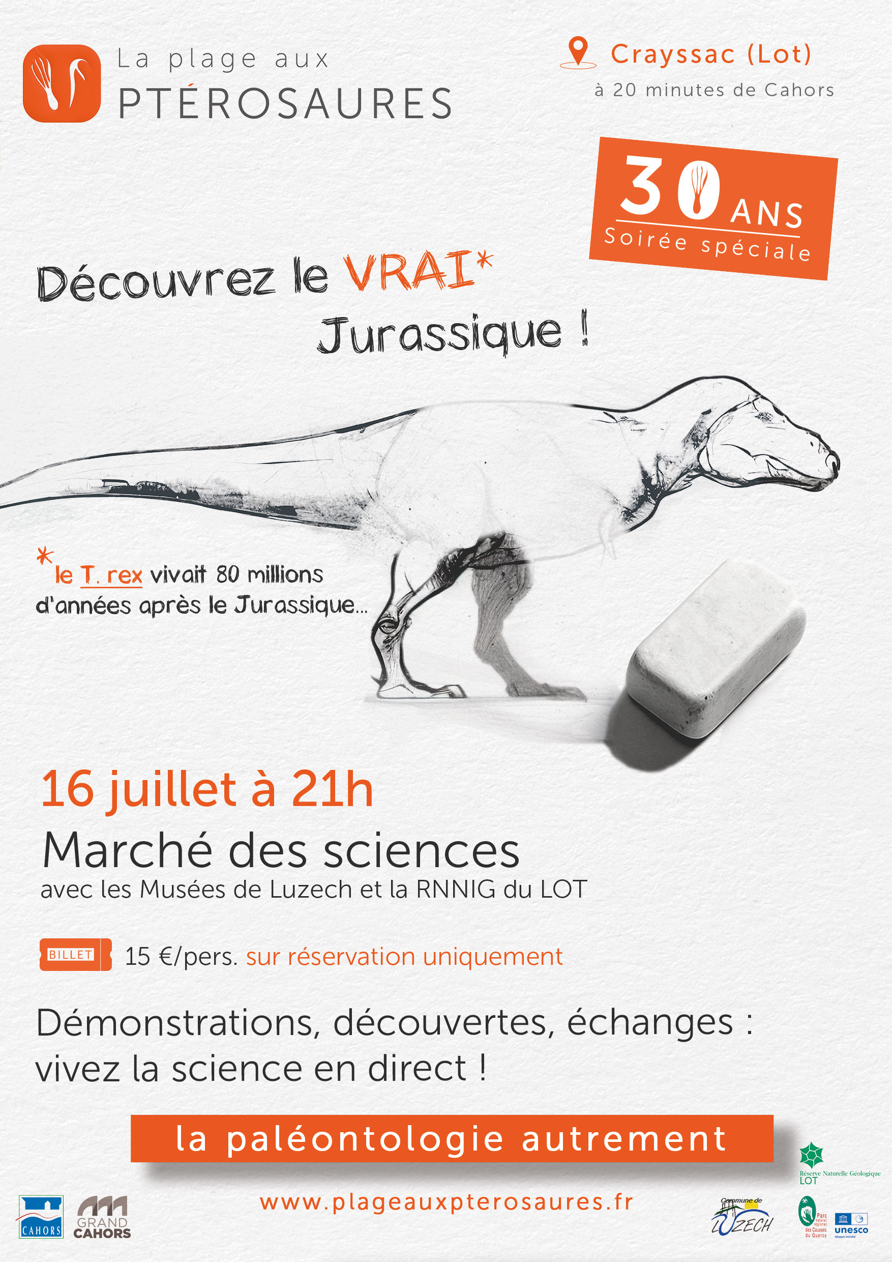 Une soirée au « Vrai » Jurassique — Le marché scientifique de la Plage aux Ptérosaures