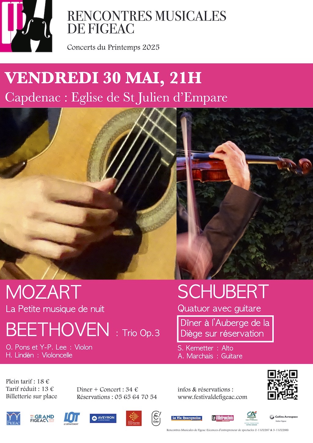 Concert de printemps à Fons : Musique de chambre