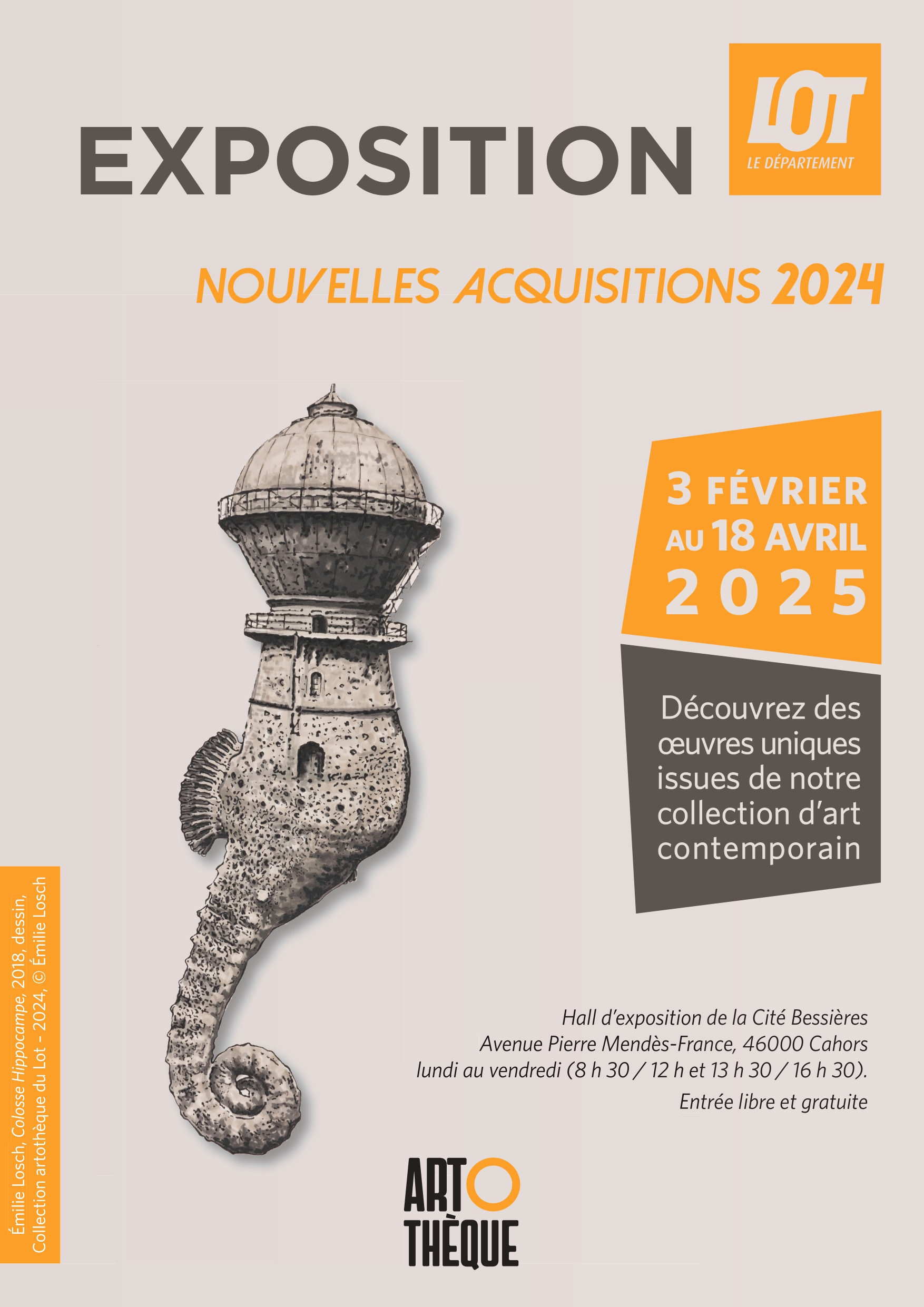 Exposition des nouvelles acquisitions de l'artothèque