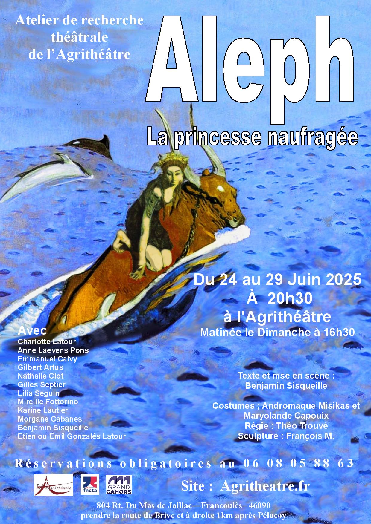 Théâtre : "Aleph, la princesse naufragée"