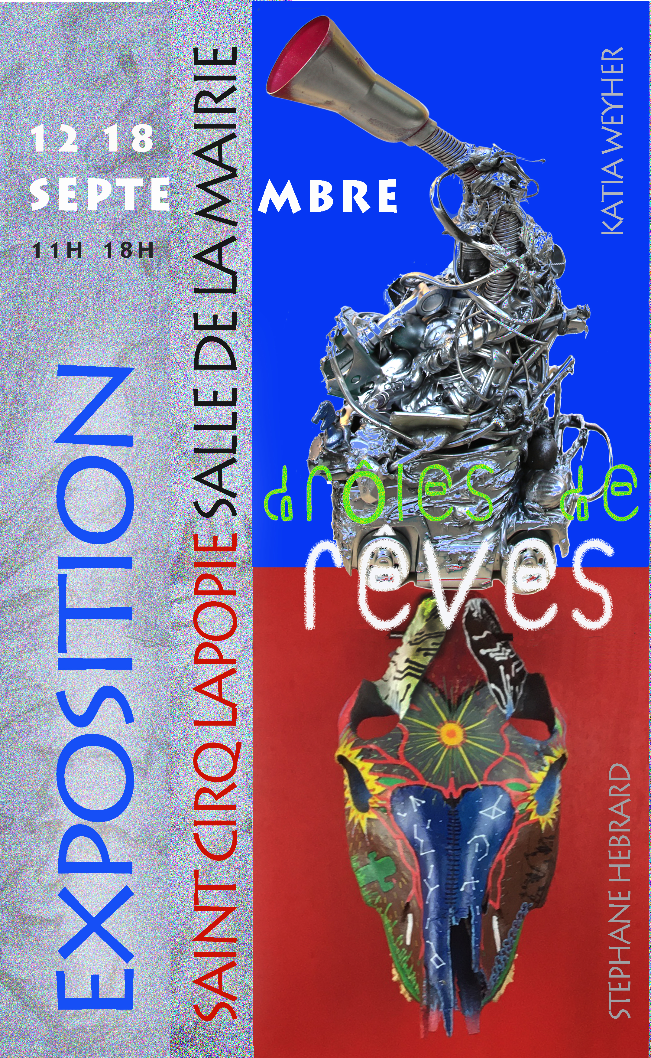 Journées Nationales des Artistes 2025 : exposition "Drôles de rêves" à Saint-Cirq-Lapopie