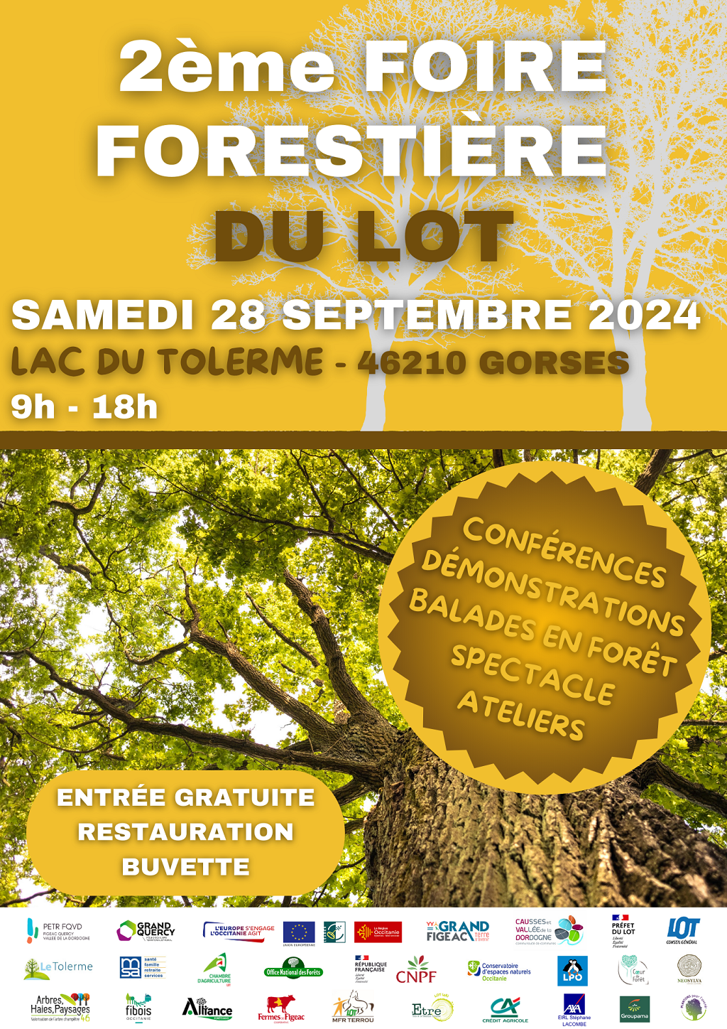 Foire forestière du Lot au Lac de Tolerme