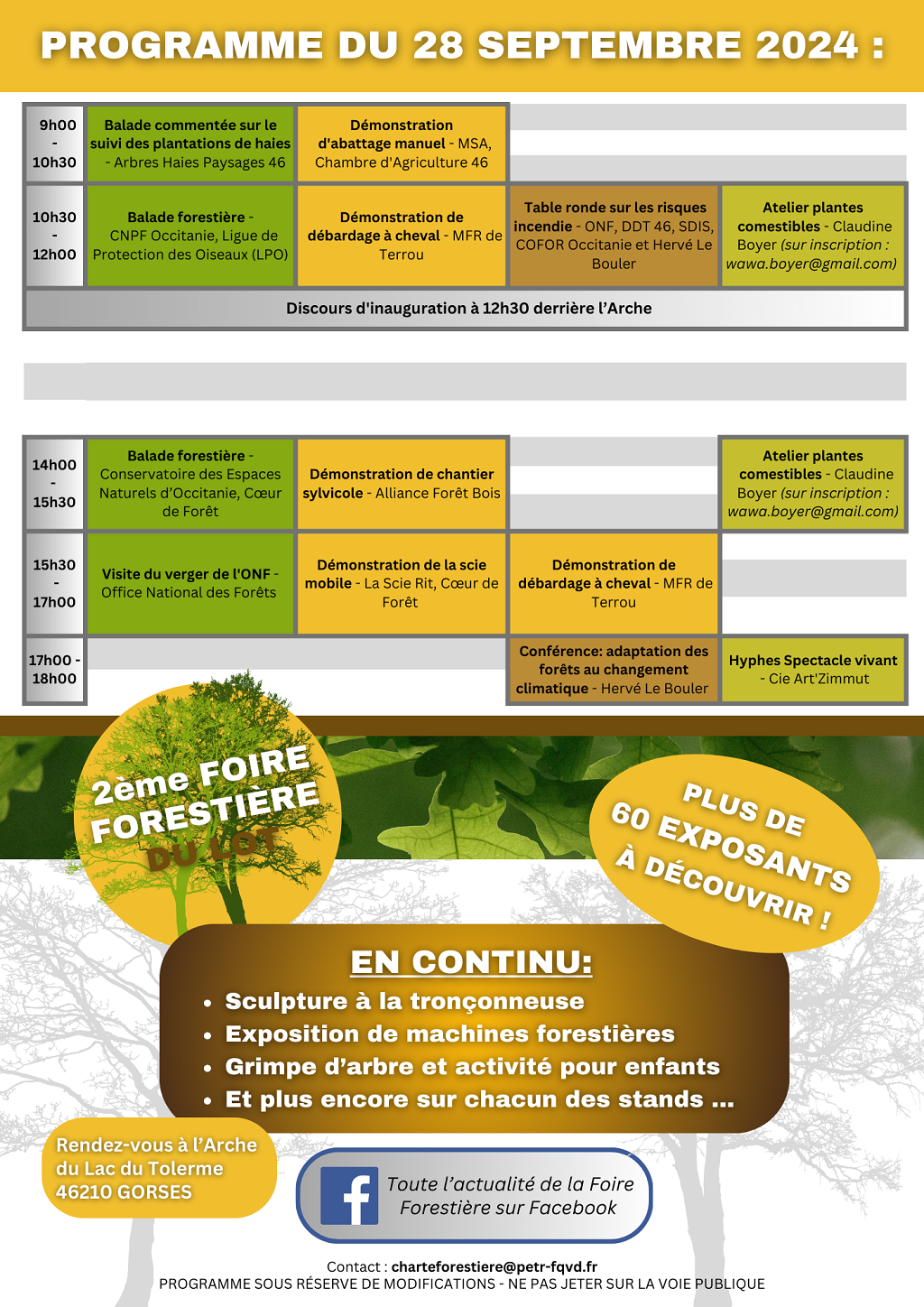 Foire forestière du Lot au Lac de Tolerme, Gorses - photo 3