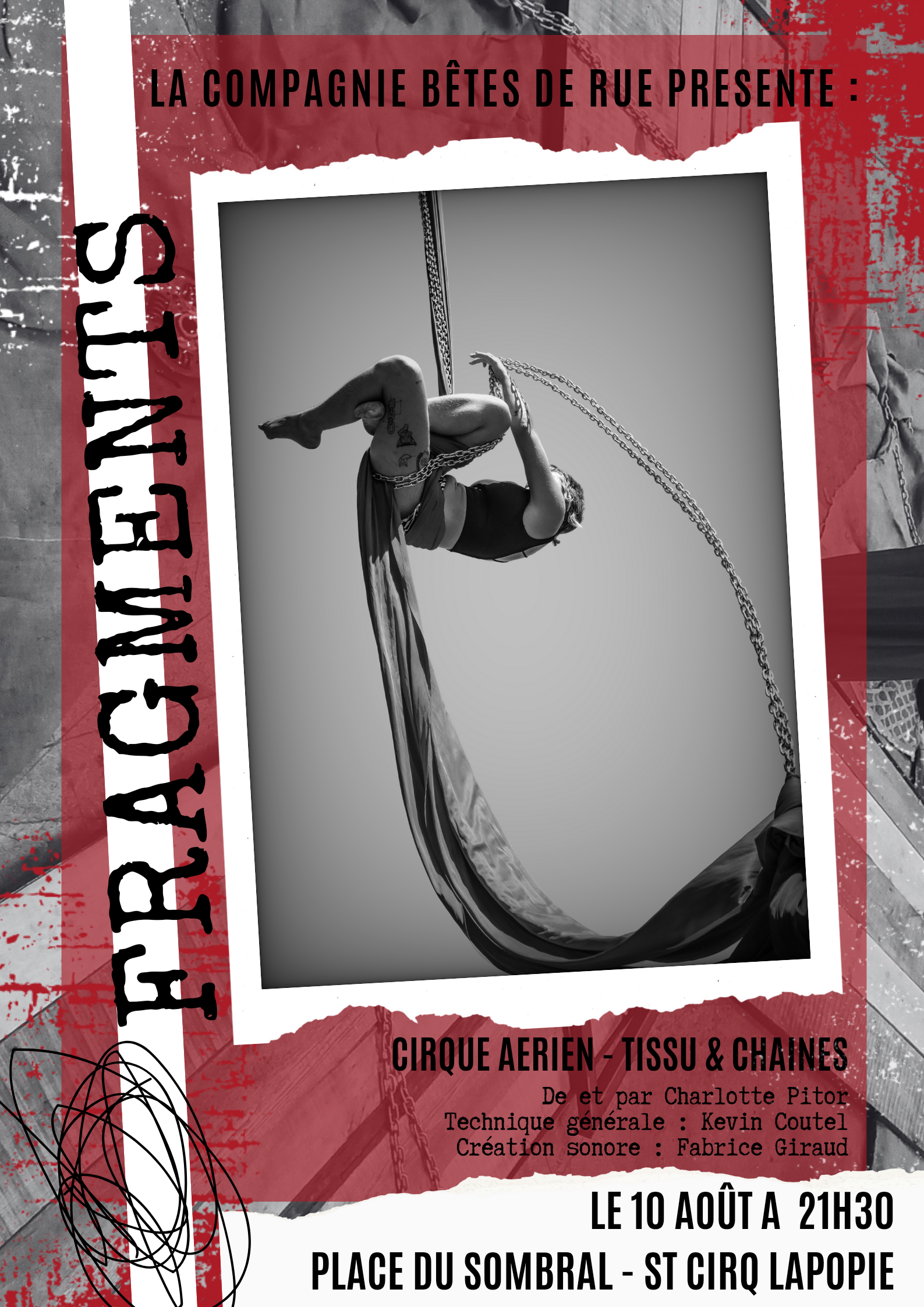 Cirque aérien : "Fragments" par la compagnie bêtes de rue