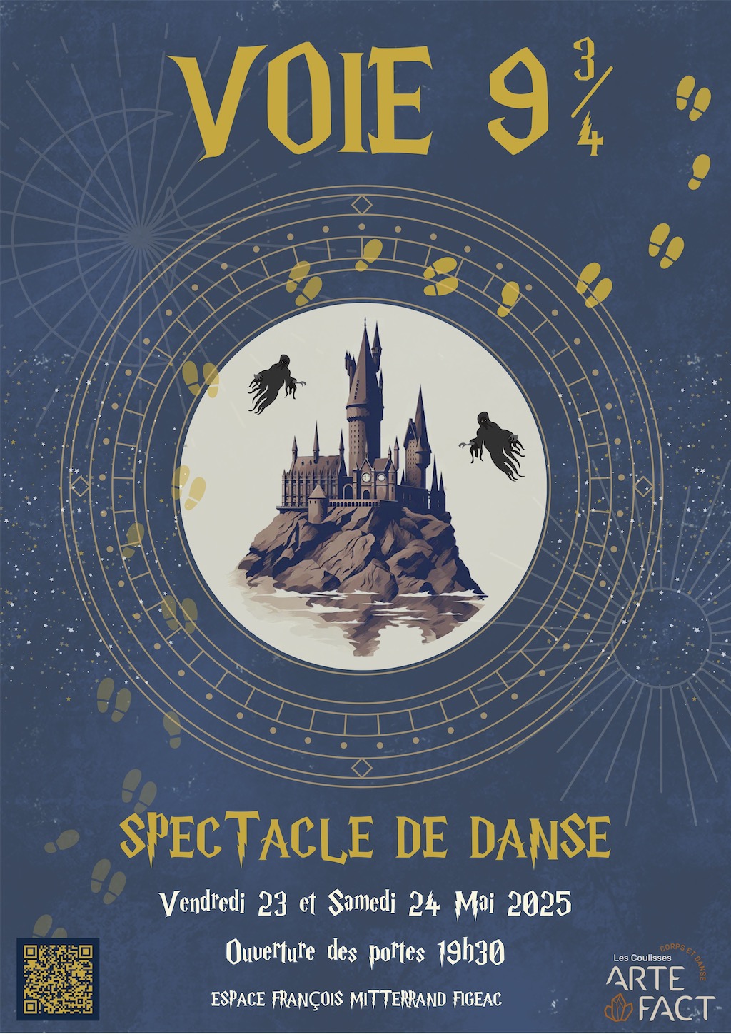 Voie 9 3/4" Spectacle de danse à Figeac, par Les coulisses d'Artefact