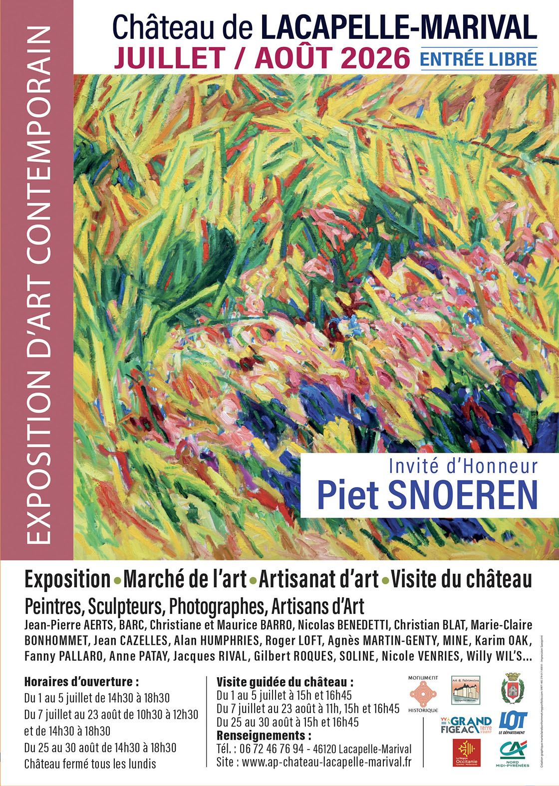 Exposition d'été au Château de Lacapelle-Marival