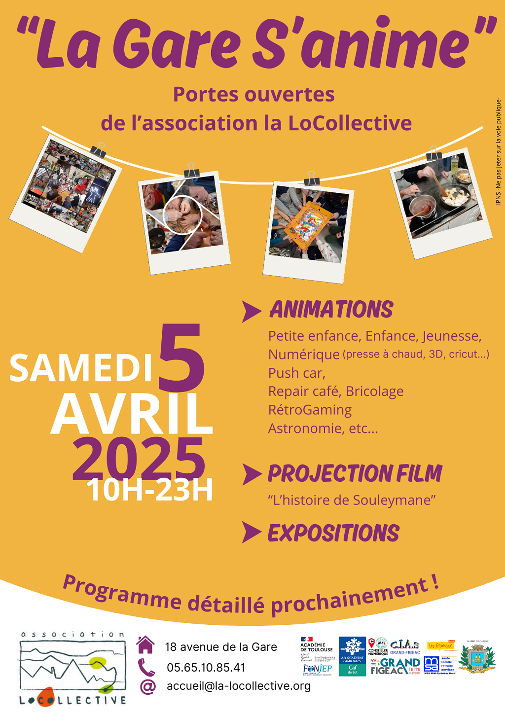 Locollective Cajarc : la Gare s’anime