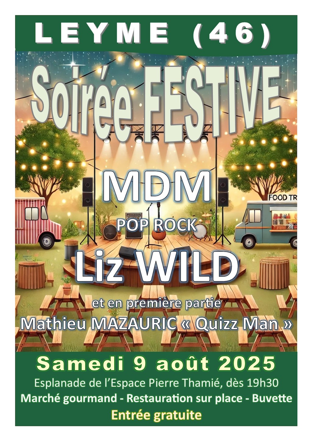 Soirée festive à Leyme