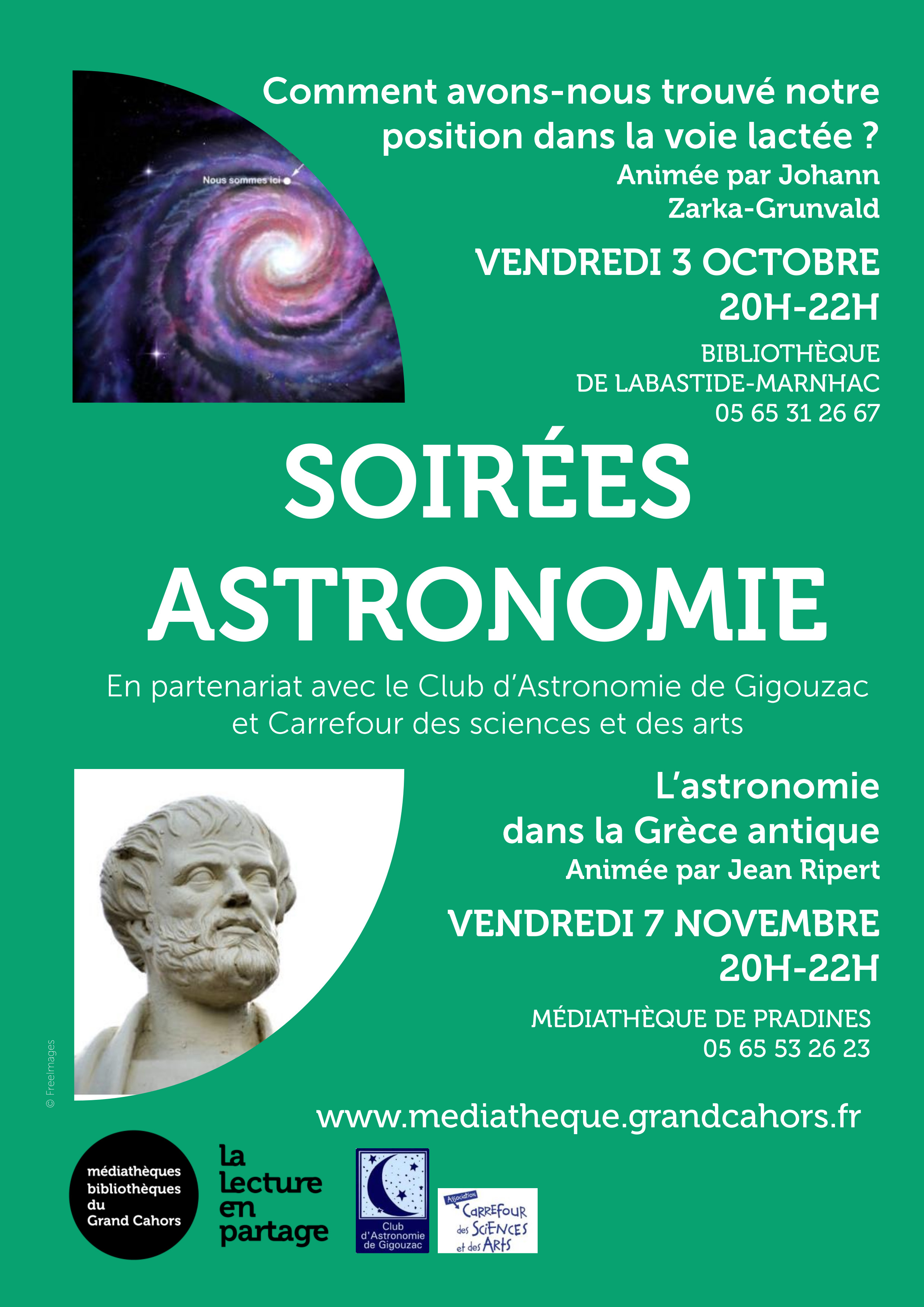 Conférence :  Comment avons-nous trouvé notre position dans la voie lactée ?