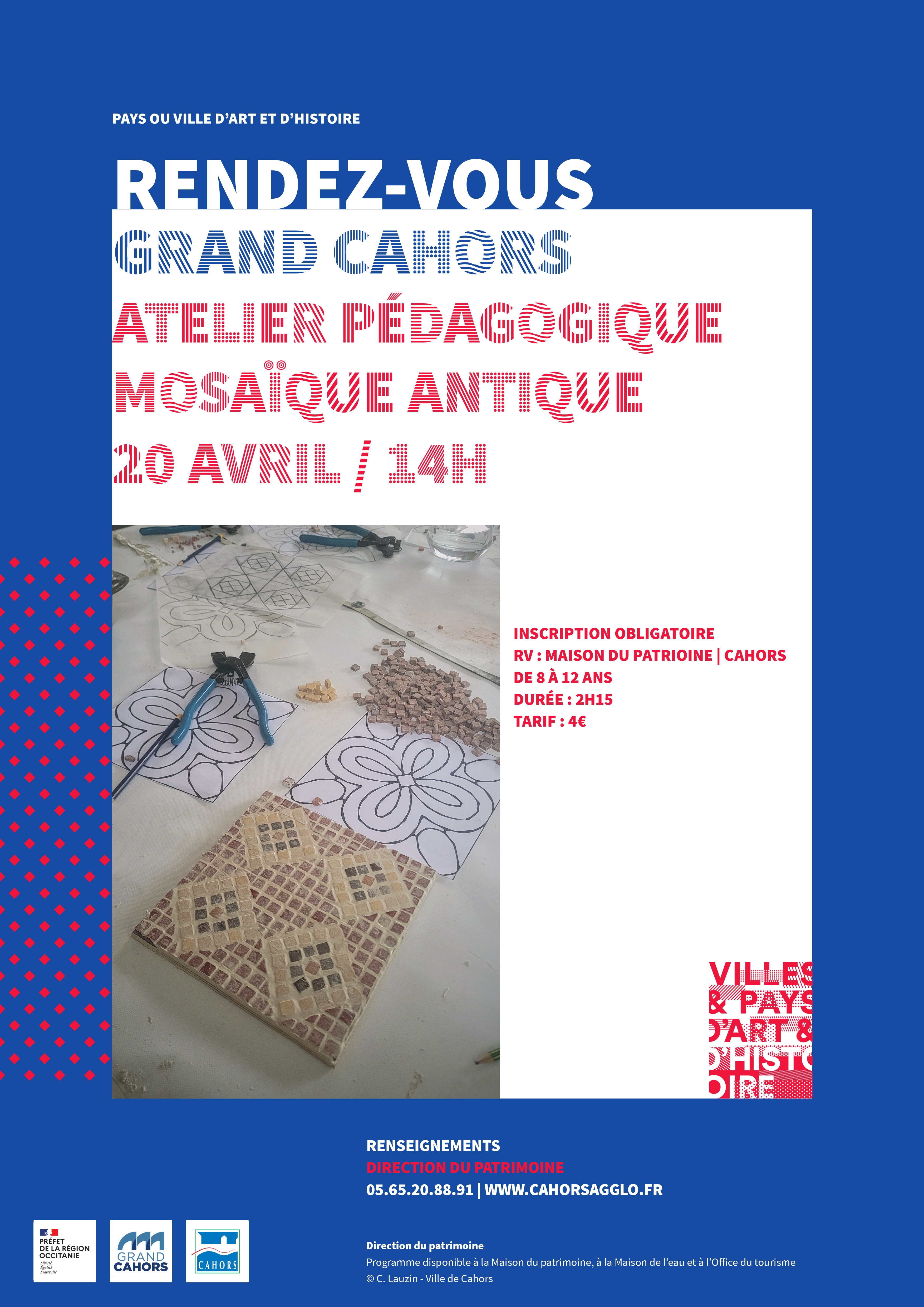 Animation pédagogique : Mosaïque antique - photo 2