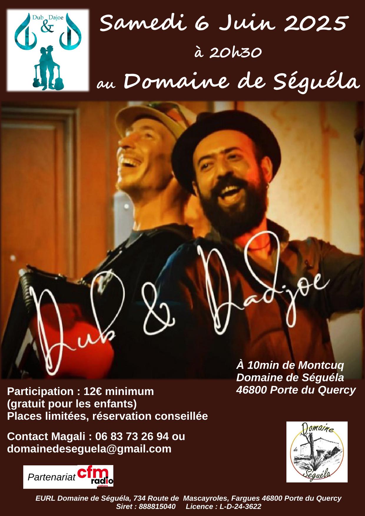 Soirée Bodega avec le duo Dub & Dajoe et le Domaine de Lacoste