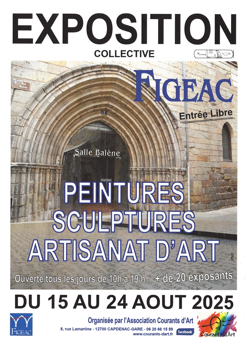 Exposition collective "Courants d'Art" à Figeac