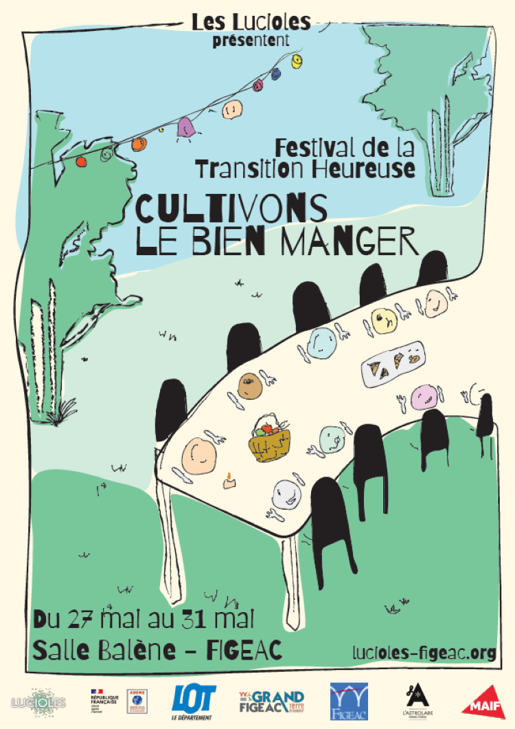 Festival "Cultivons le Bien Manger" avec les Lucioles à Figeac