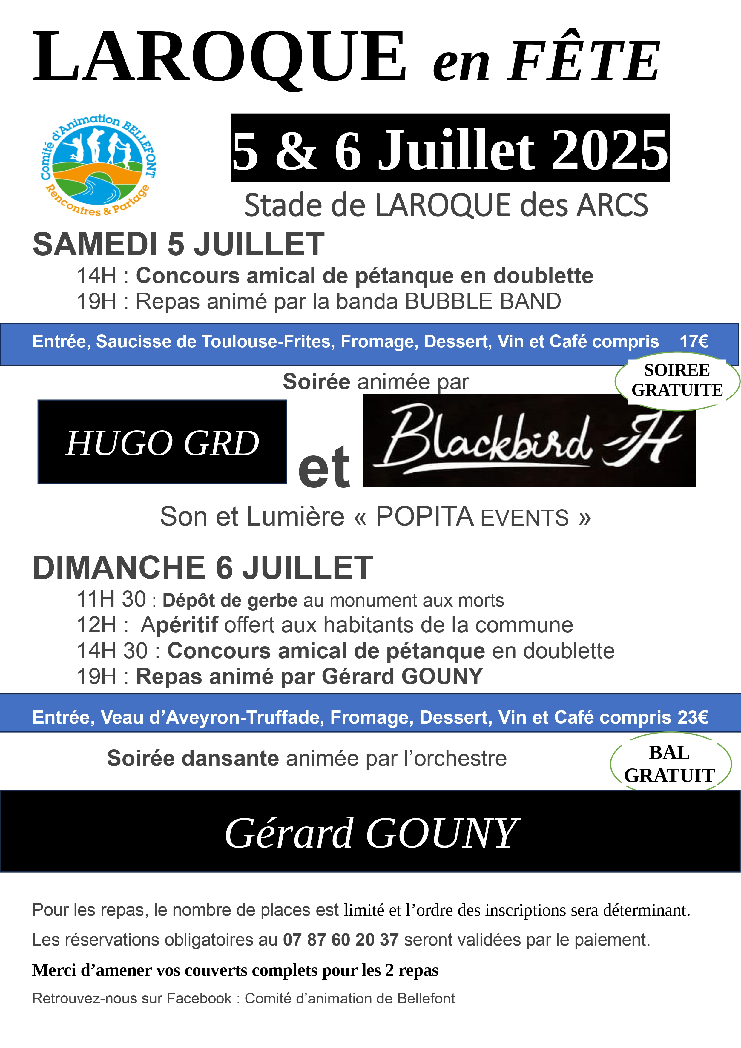 Fête votive de Laroque-des-Arcs
