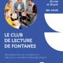 Affiche fontanes club lecture mars à juin26