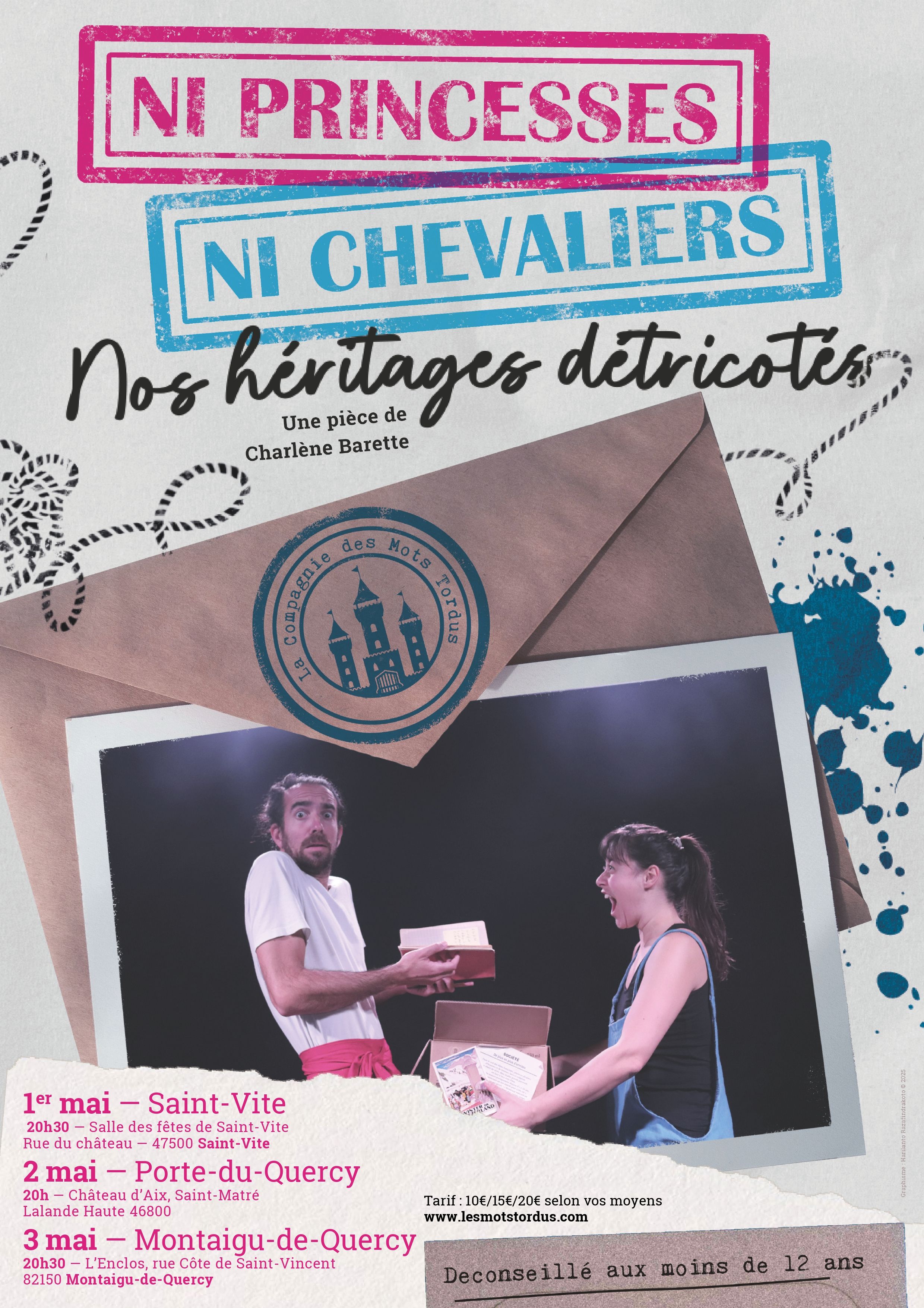 Pièce de théâtre “Ni Princesses Ni Chevaliers”