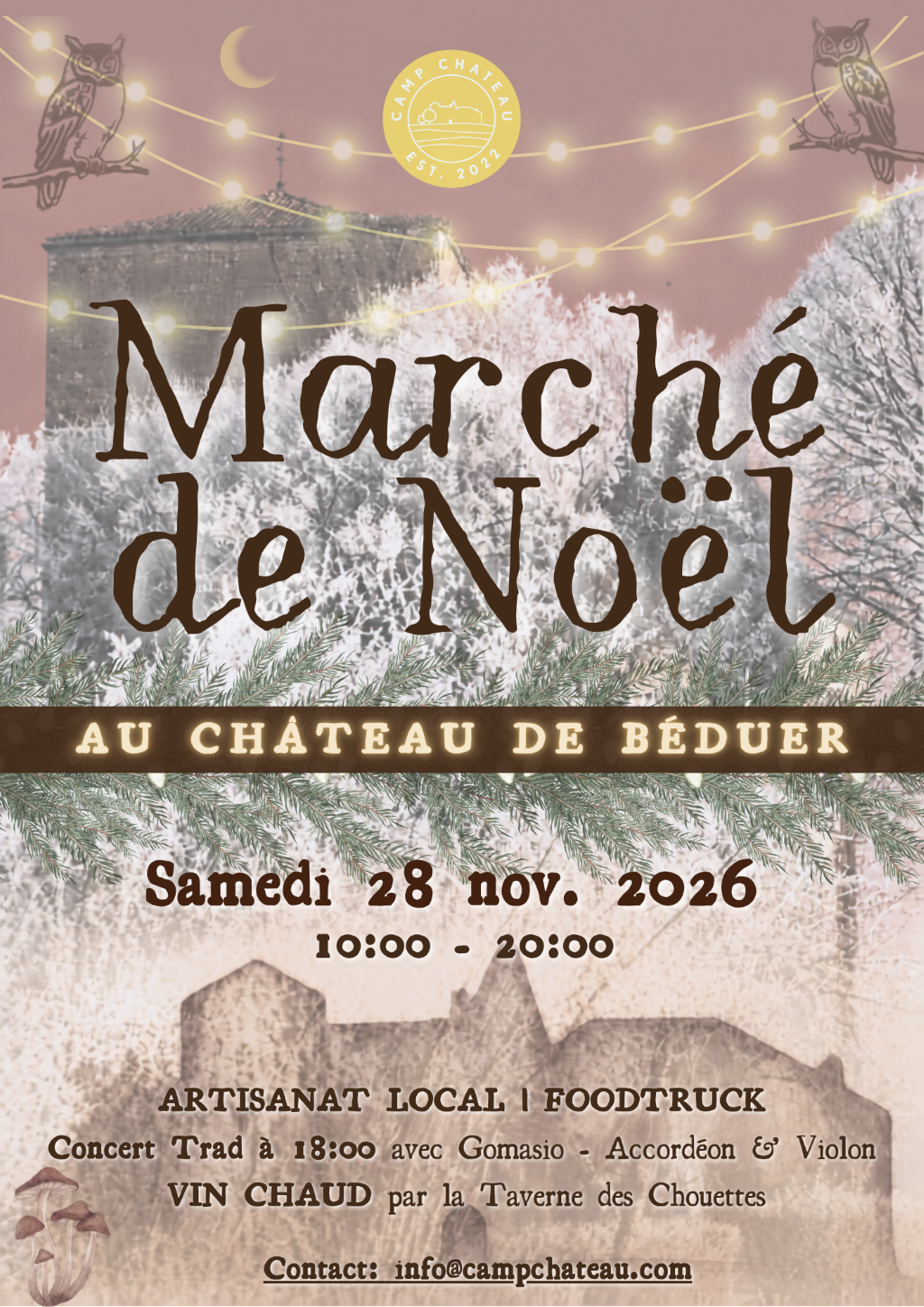 Photo de couverture - Marché de Noël au château de Béduer