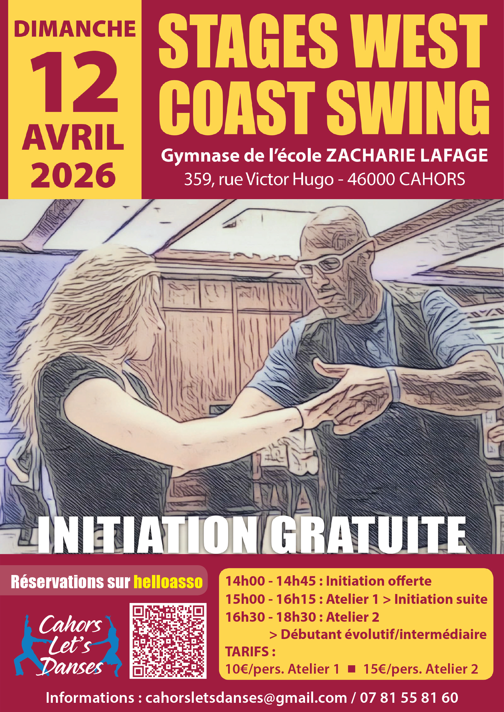 Stage de West Coast Swing à Cahors