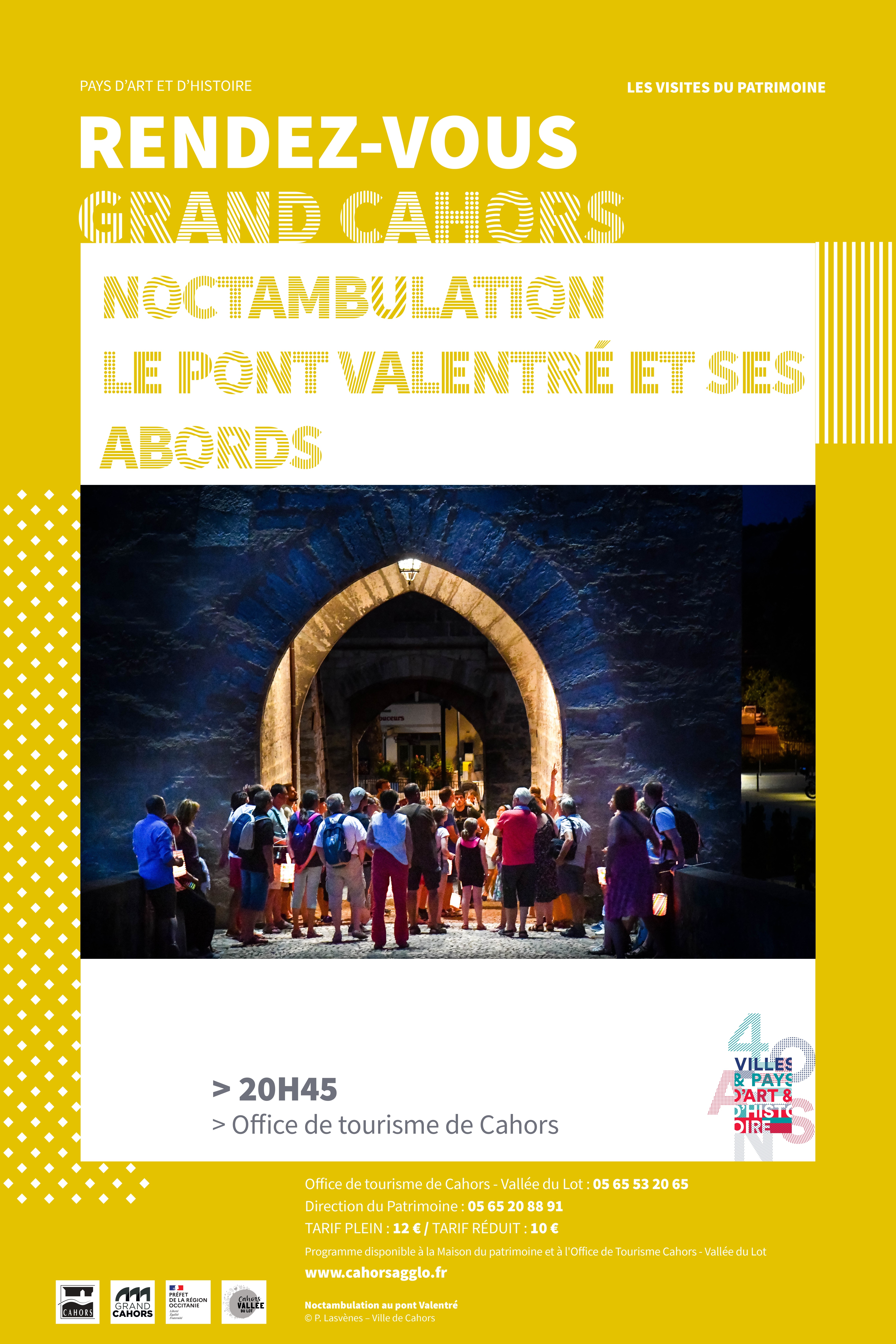 Visite guidée : Noctambulation sur le Pont Valentré et ses abords