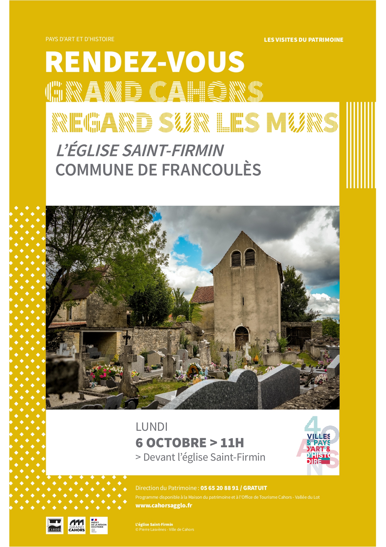 Regards sur les murs : l'Eglise de Saint-Firmin à Francoulès