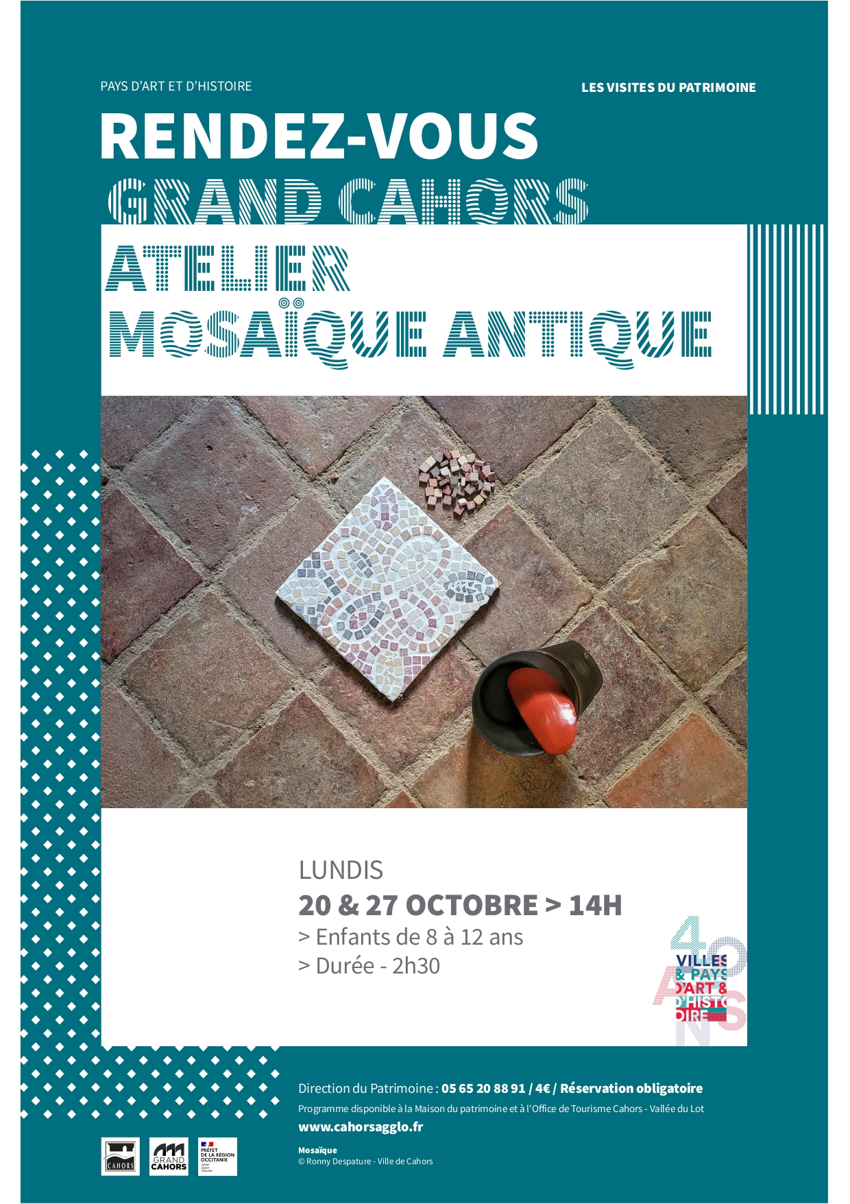 Atelier mosaïque antique