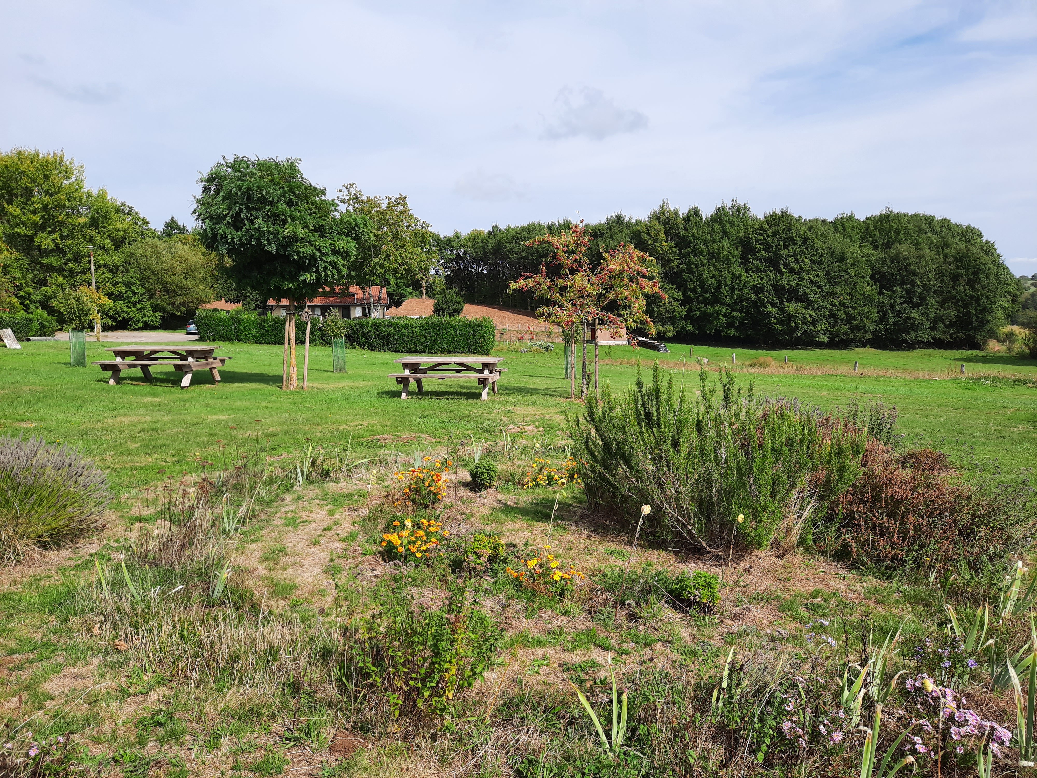 Tables de pique-nique de Saint Cirgues