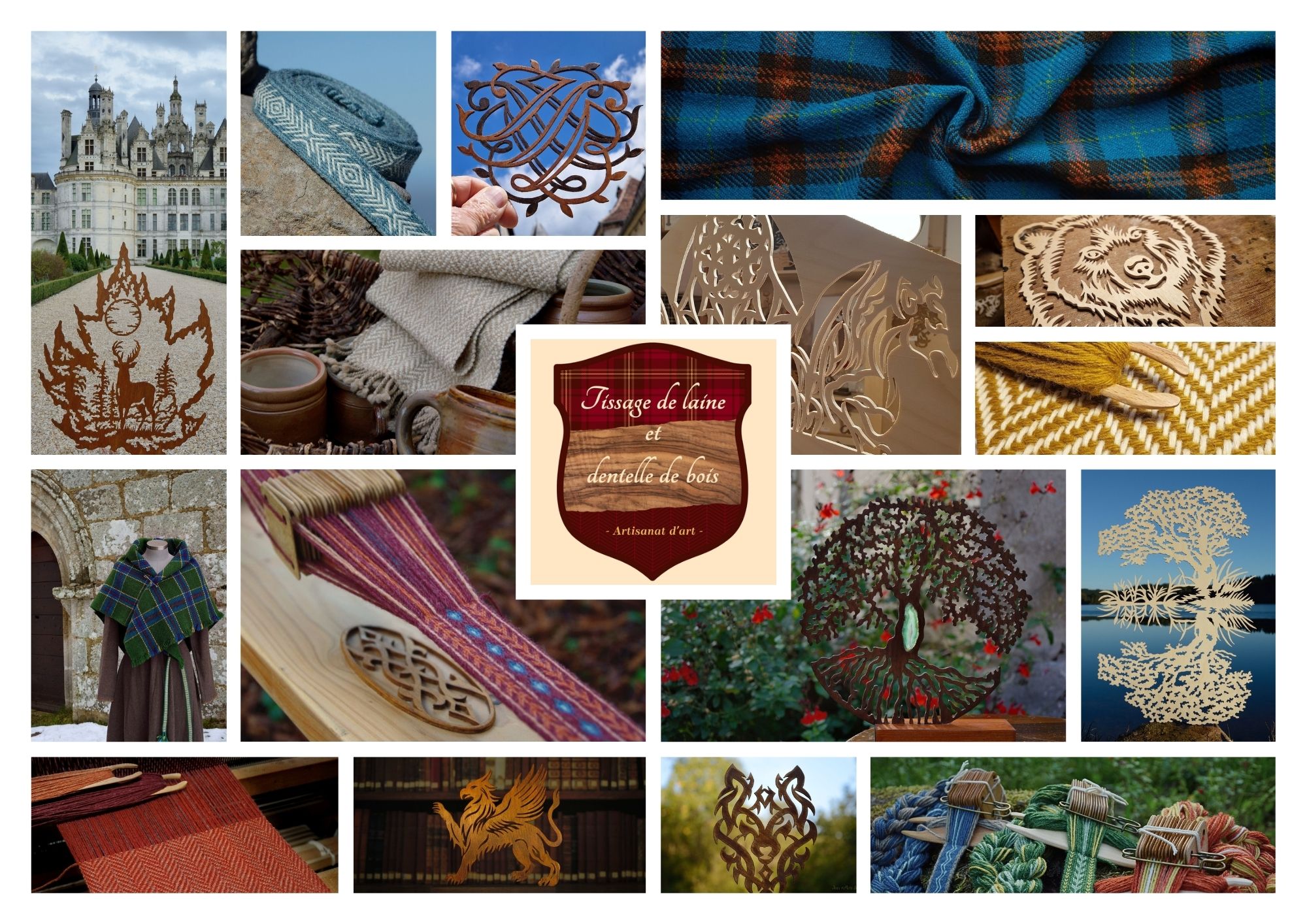 Atelier-boutique Tissage de laine et dentelle de bois — photo 2