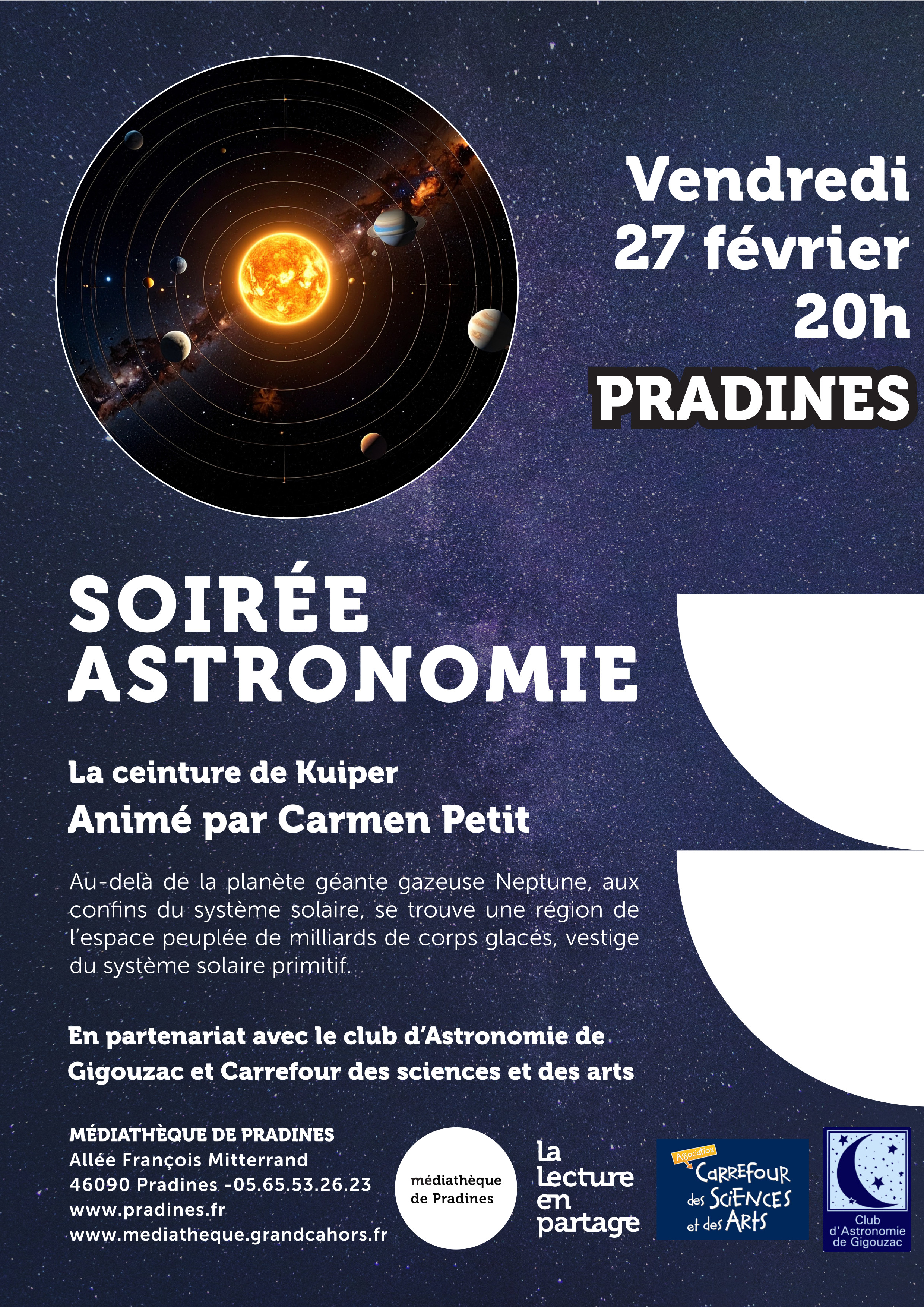 Soirée Astronomie : La ceinture de Kuiper