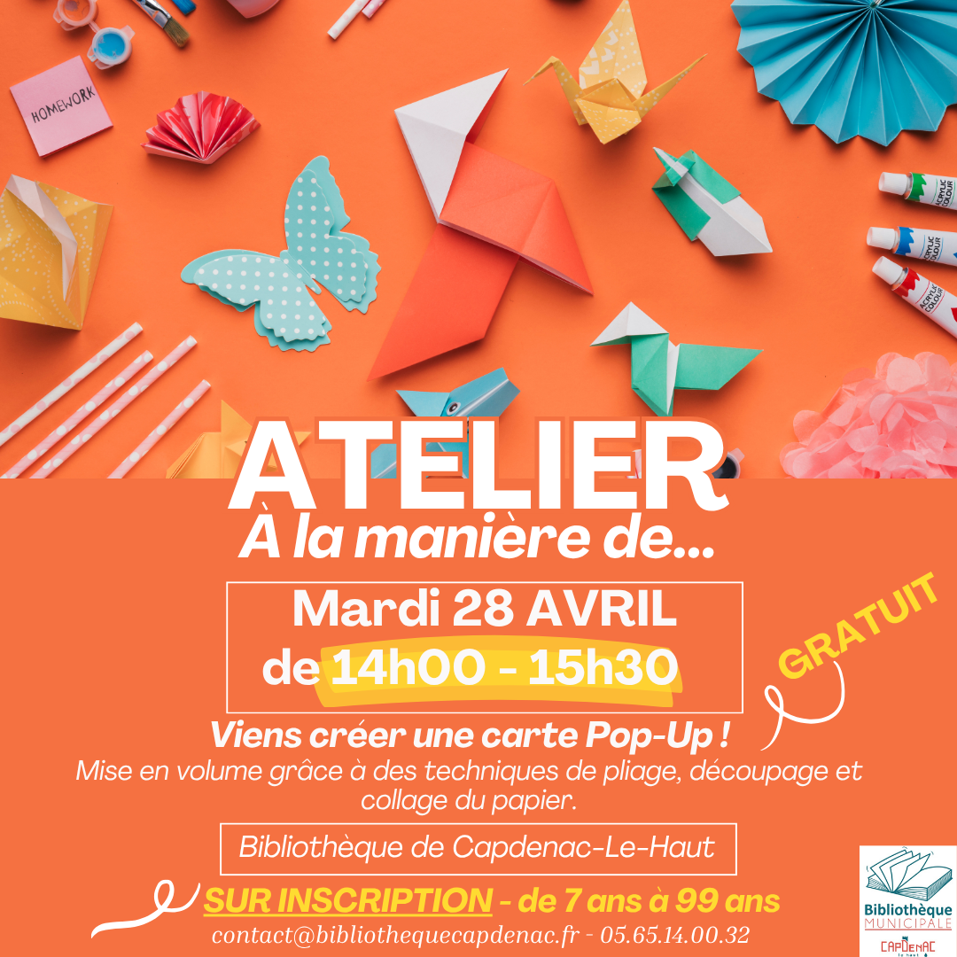 Atelier créatif : « à la manière de... » à la bibliothèque de Capdenac-Le-Haut, Capdenac - photo 5