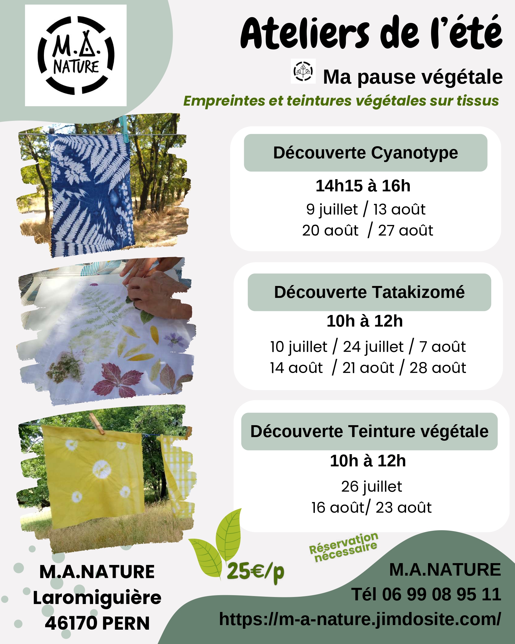 Atelier Découverte "Tatakizomé"