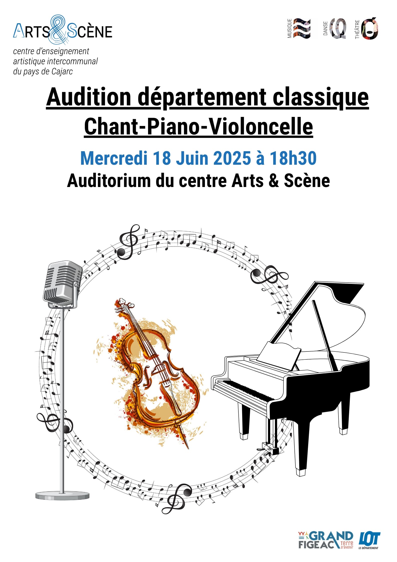 Audition département classique