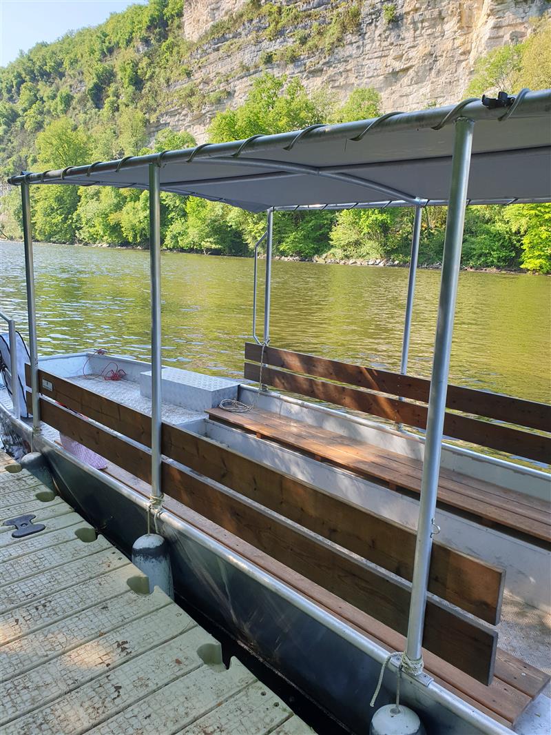 Bac du Port de Creysse en Quercy