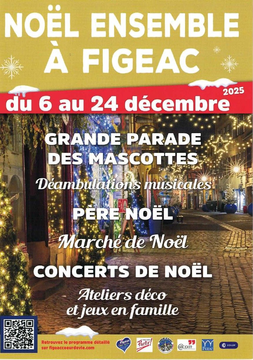 Marché de noël à Figeac