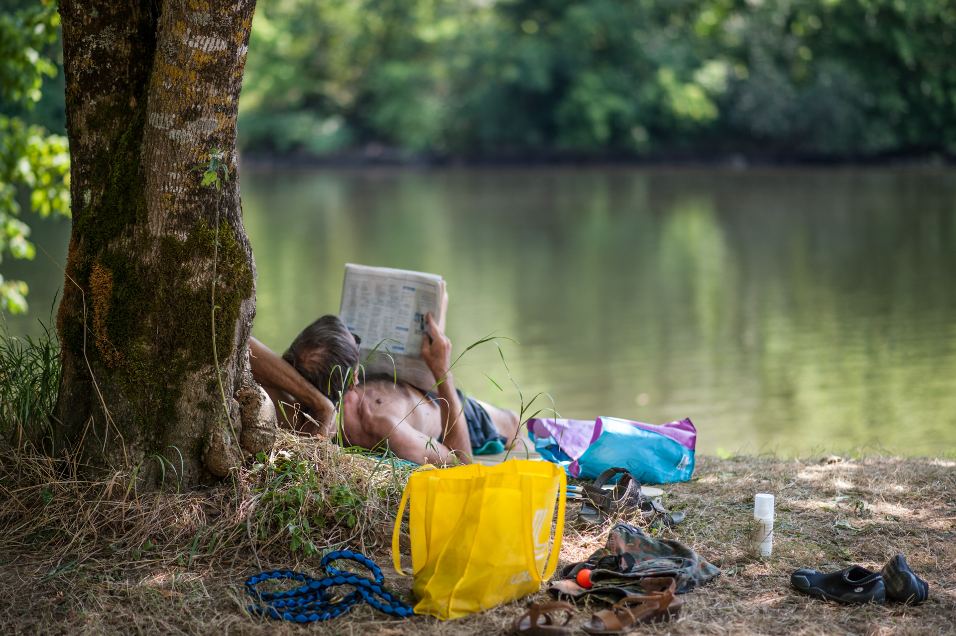 Baignade à Vayrac dans la rivière Dordogne, Vayrac - photo 9