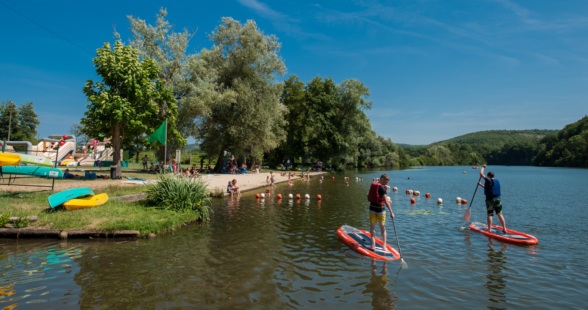 Baignade de Caïx à Luzech dans la rivière Lot, Luzech - photo 8