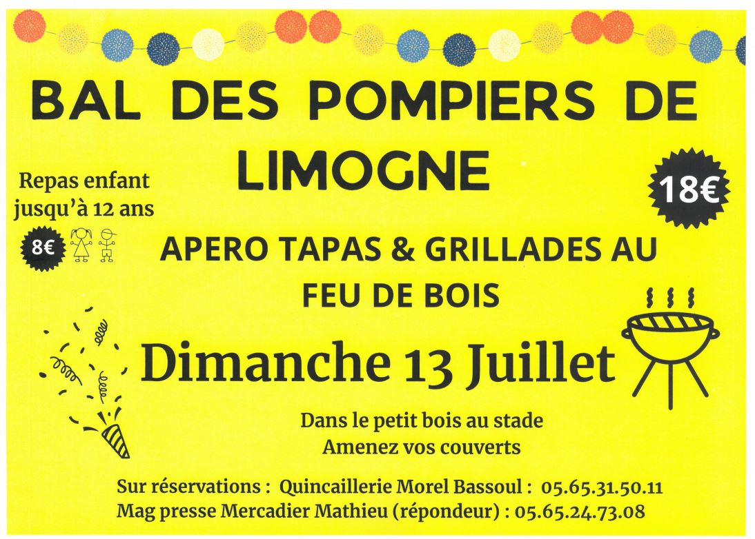 Bal des pompiers de Limogne-en-Quercy