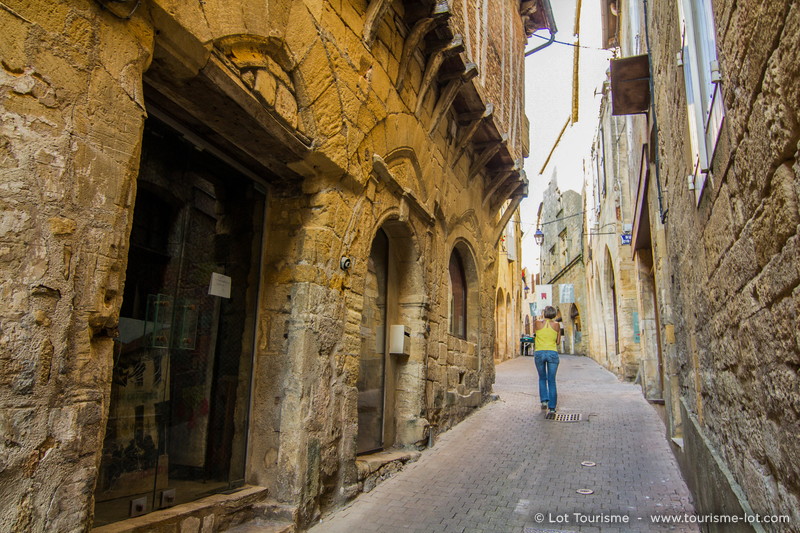 Balade dans les ruelles de Gourdon