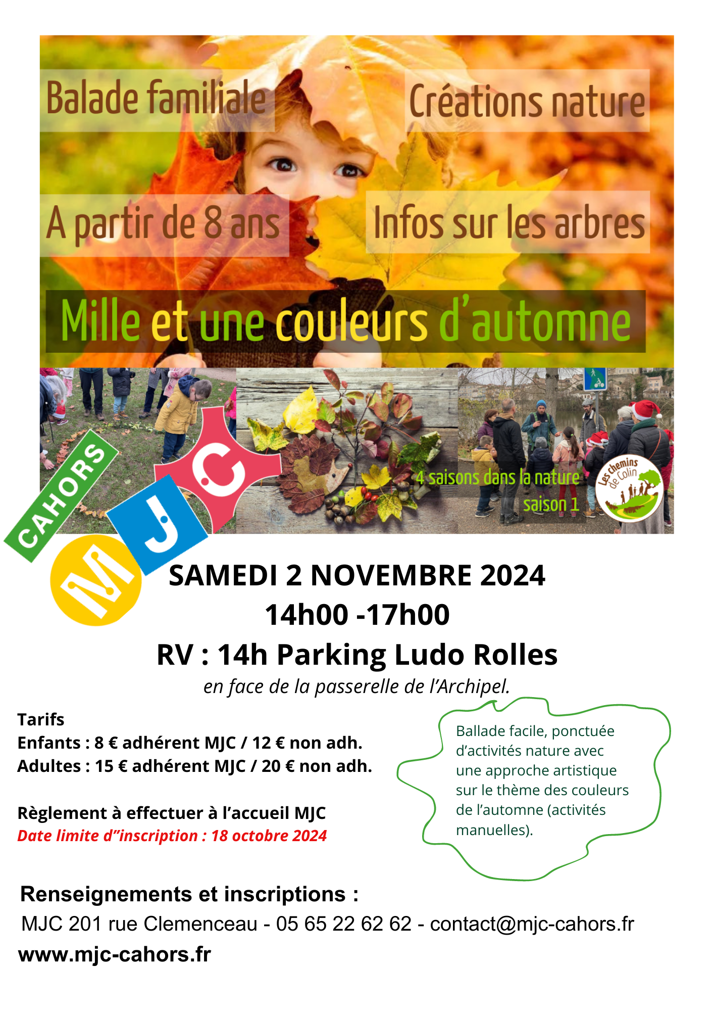 Balade familiale "Mille et une couleurs d'automne"