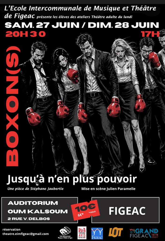 Pièce "Boxon(s)" SpectacleThéâtre - Ecole de Musique et Théâtre de Figeac