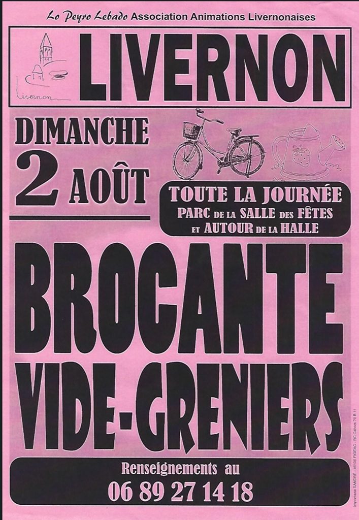 Brocante et vide-greniers à Livernon