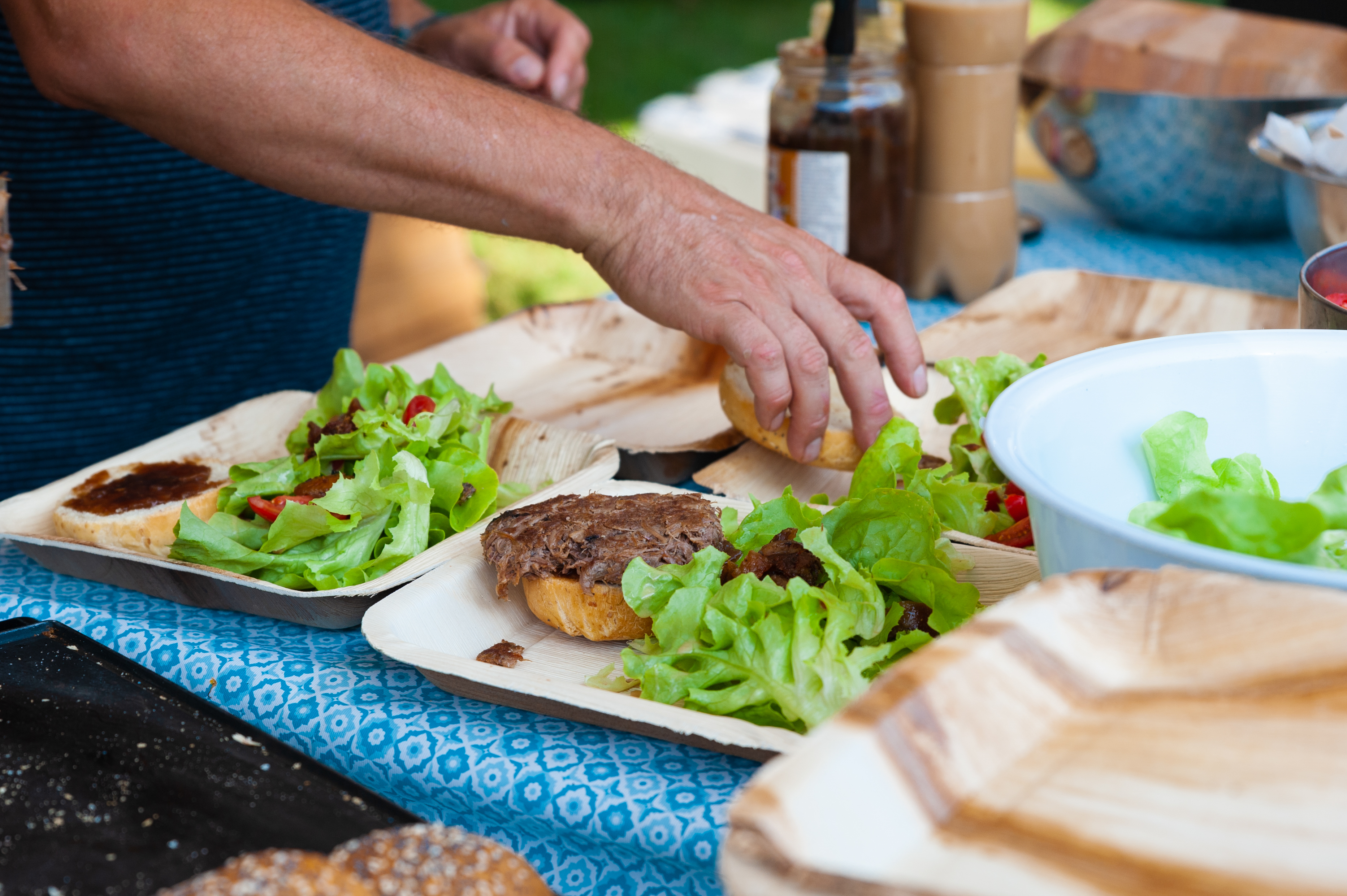 Grand repas des producteurs sur l'esplanade du château