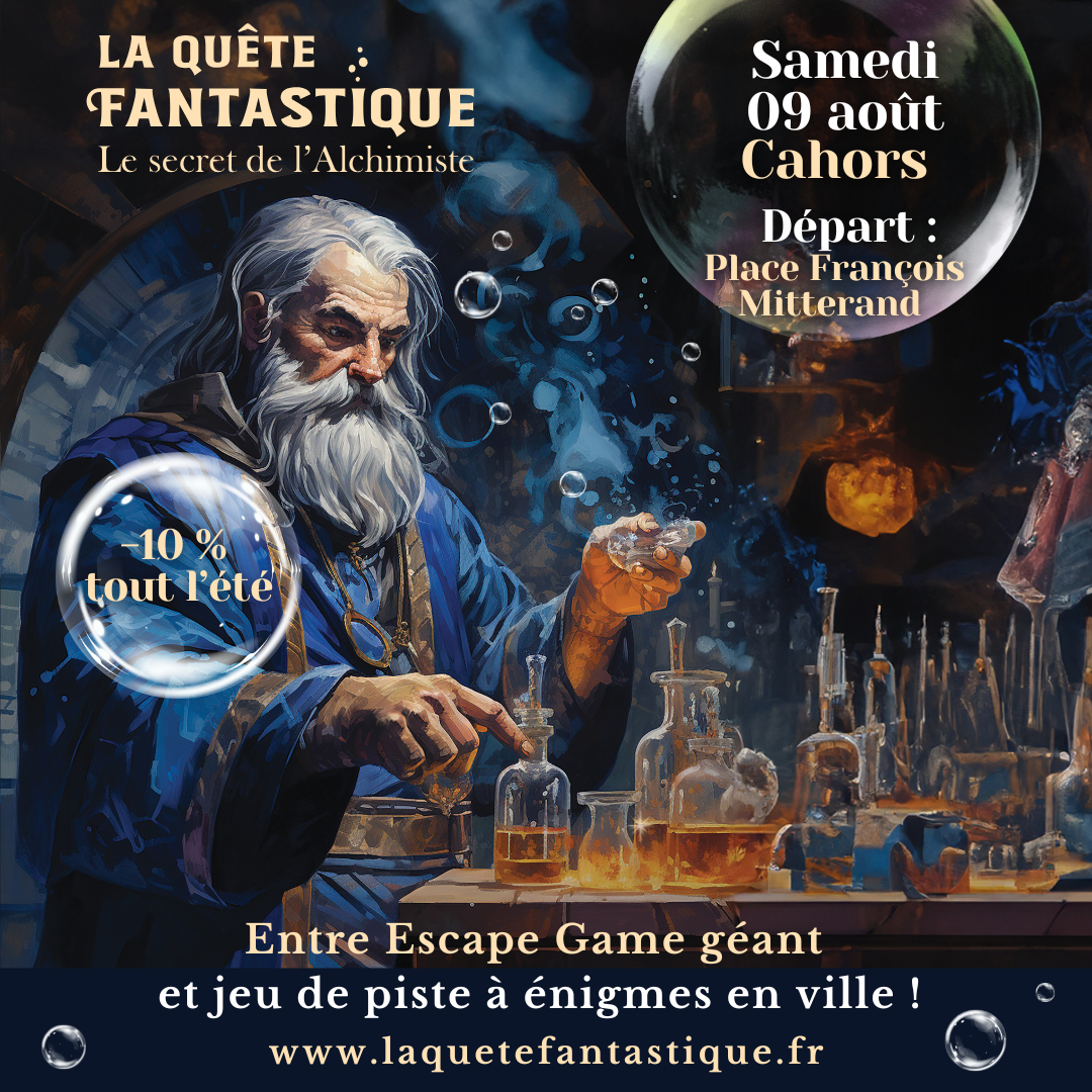 Jeu de piste géant : La Quête Fantastique - le secret de l'alchimiste