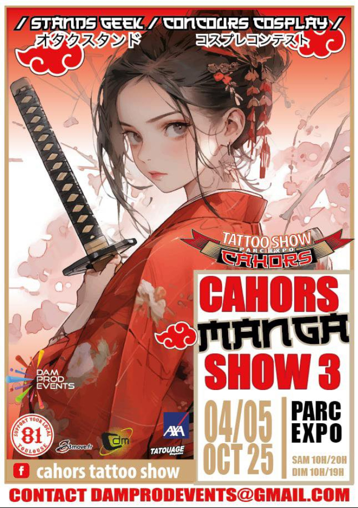 3e édition du Salon du tatouage et du manga : Cahors Tattoo Show, Fontanes - photo 3