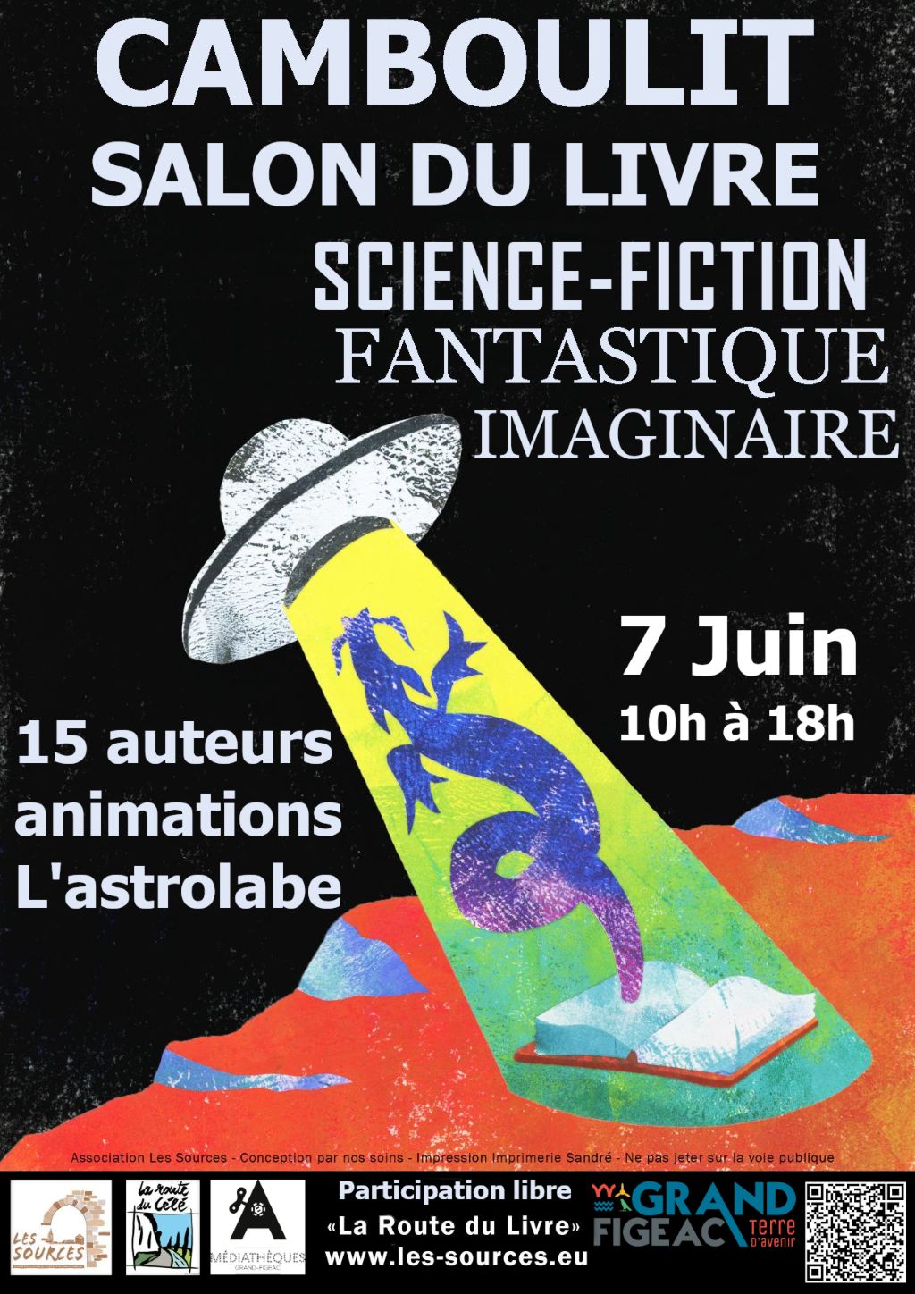 Salon du livre fantastique à Camboulit — visuel événement