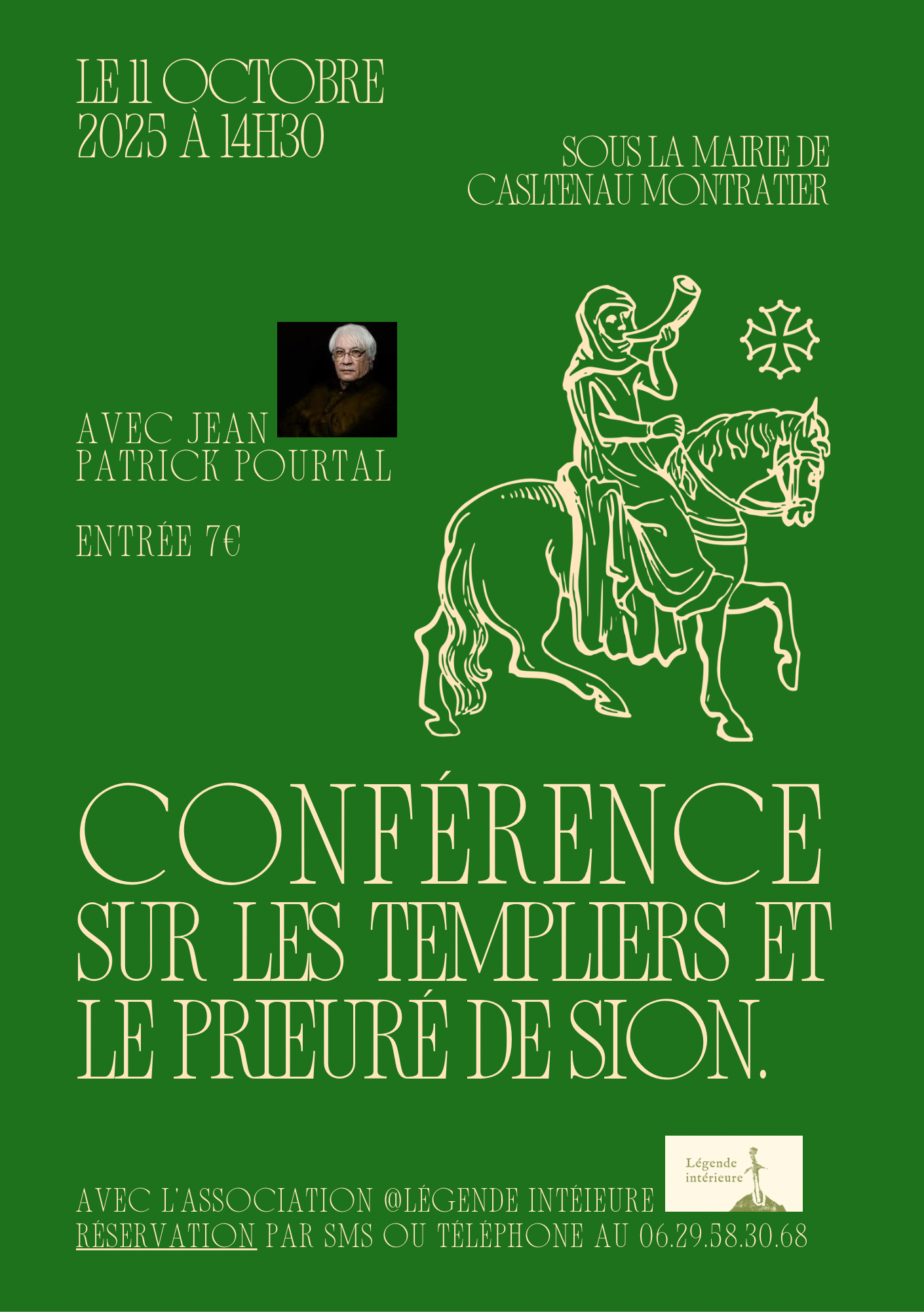 Conférence: Les Templiers et le Prieuré de Sion
