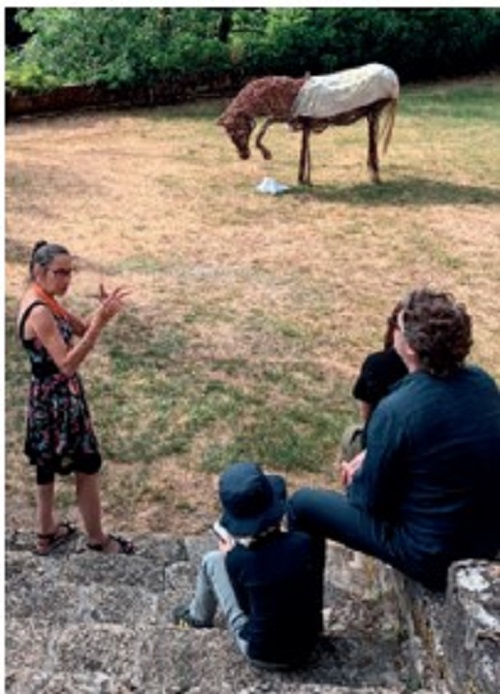 Atelier mnémotechnique "pense bête et trou de mémoire sont dans un château"