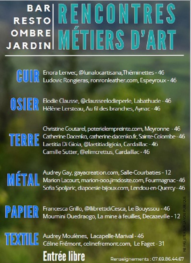 Rencontres des métiers d'art à Cardaillac, Cardaillac - photo 3